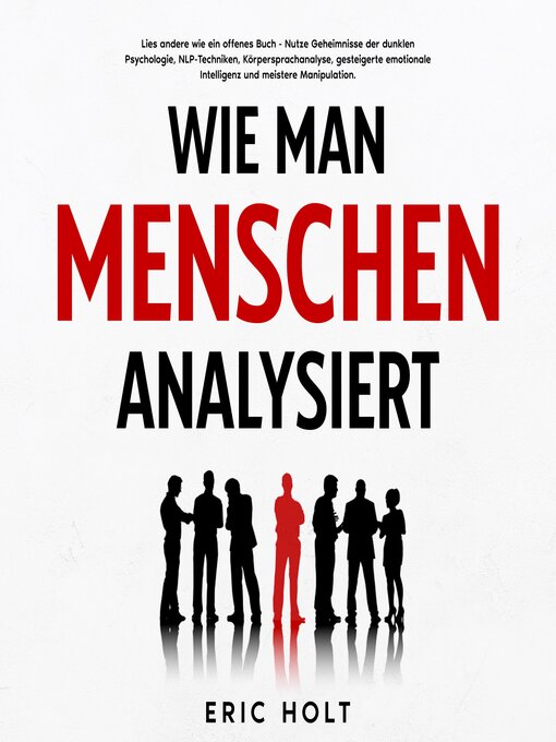 Cover image for Wie man Menschen analysiert